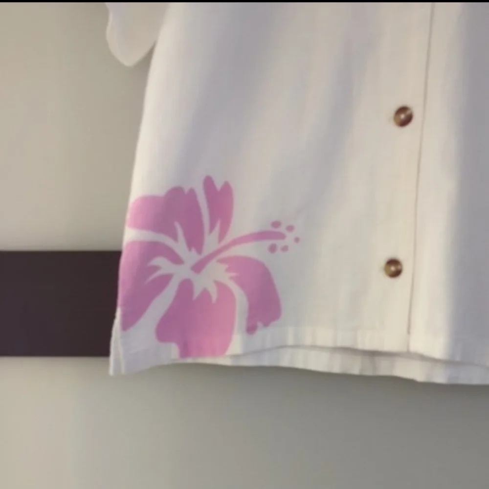 ROXY | Surf.Kind.Kate White Linen Short Sleeve Shirt - Picture 6 of 7